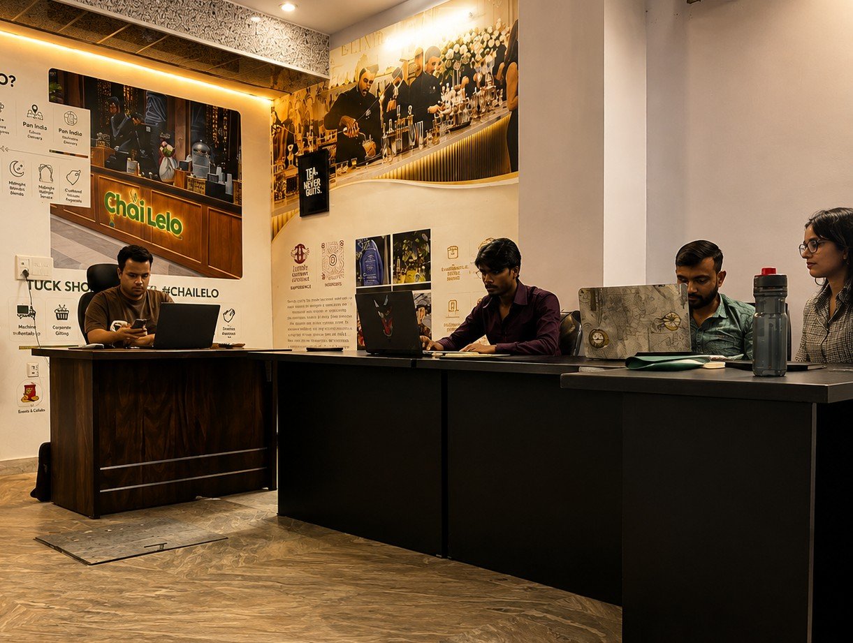 Cocktail bar interior representing the IBG testing centre in Jaipur