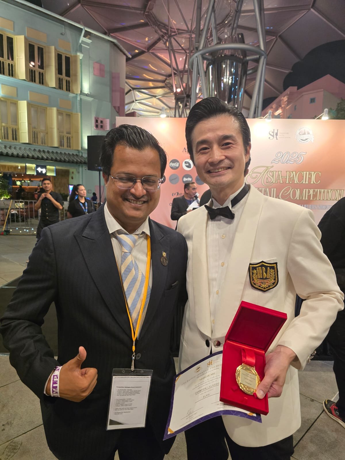 Photograph from Asia Pacific Cocktail Competition